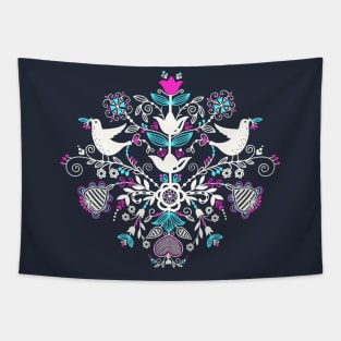 Happy Doves Tapestry