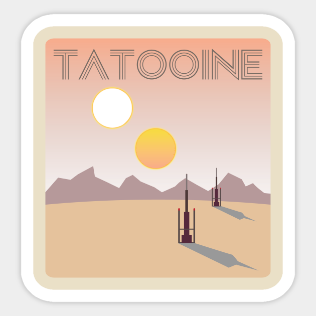 Tatooine Sticker - Tatooine - Sticker