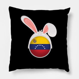 happy easter Venezuela bunny ears flag cute designs Pillow