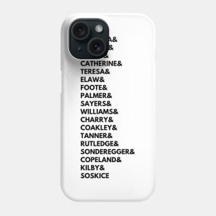 history of women in theology Phone Case