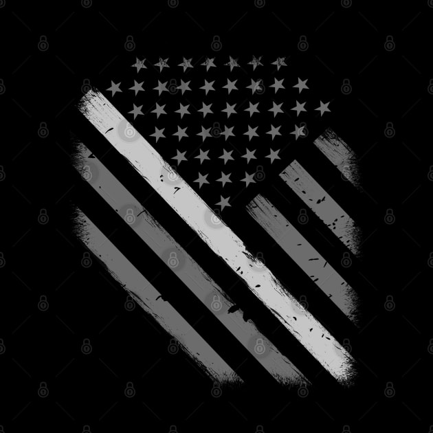 Thin Silver Line Flag - Prison Officer Gift by bluelinemotivation