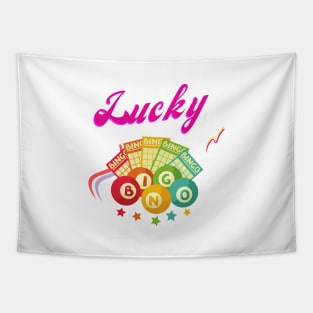 Lucky bingo Tapestry