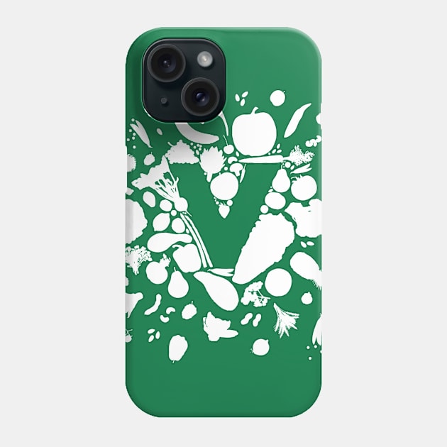 V is for Veg! Phone Case by AnnaMac66