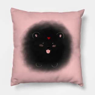 a very fluffy bingpup Pillow