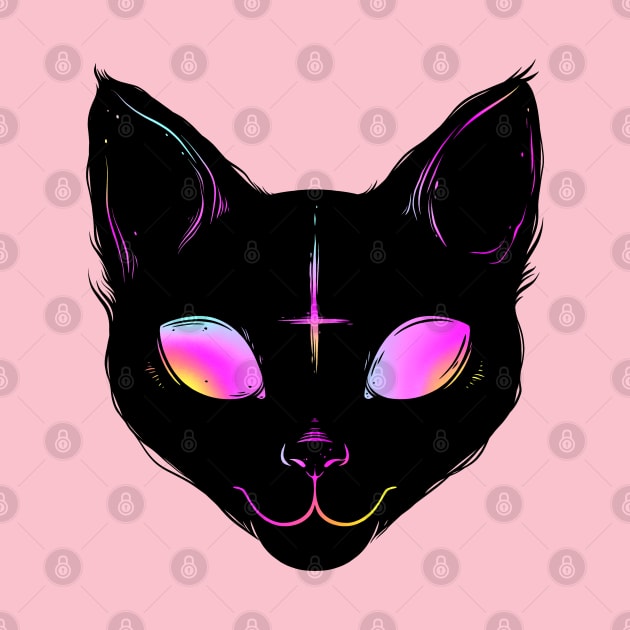 Satanic Cat by OccultOmaStore