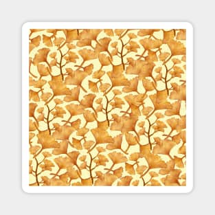 Ginkgo biloba leaves Magnet