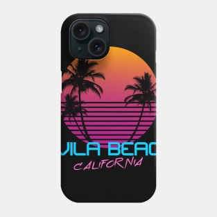 Avila Beach California Retro 80's Sunset Phone Case