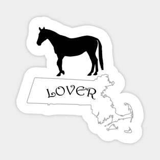 Massachusetts Horse Lover Gift Magnet