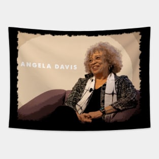 Champion of Civil Rights Angela Tribute Shirt Tapestry