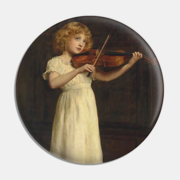 The Sonatina by John Collier Pin by Classic Art Stall