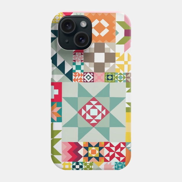 Old Time Quilt Phone Case by Slightly Unhinged