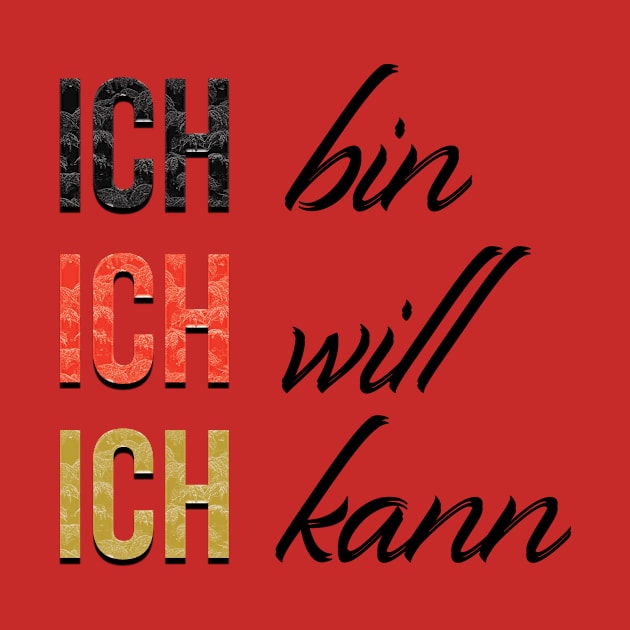 Ich bin, will, kann - I am, want, can in German by PandLCreations