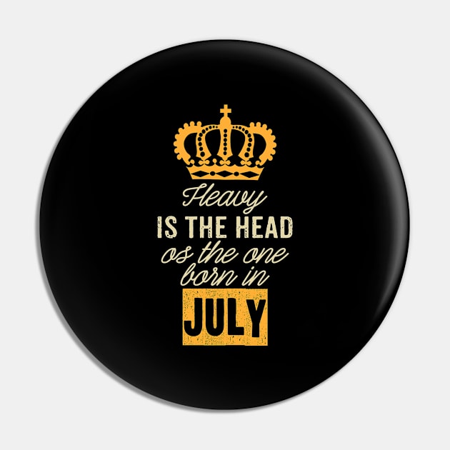 Heavy is the head of the one born in July Pin by rodmendonca