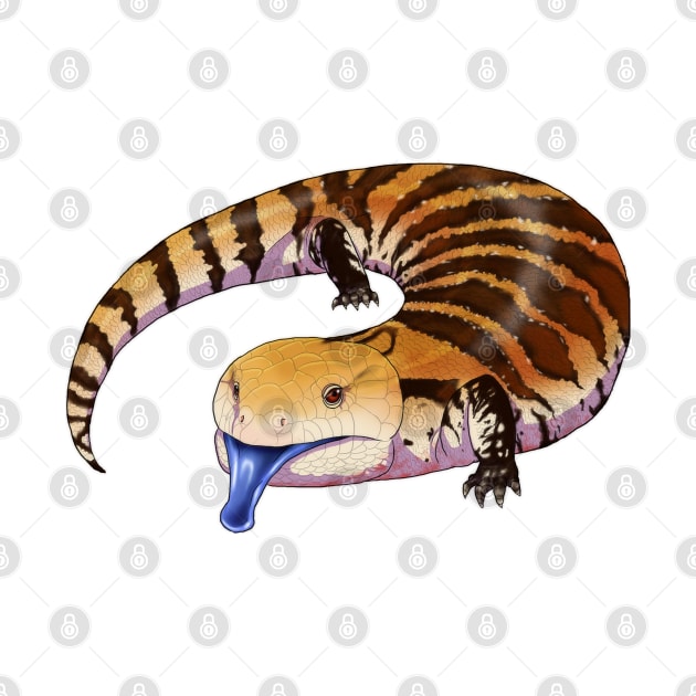 Blue Tongue Skink by xxkincadesvanityxx