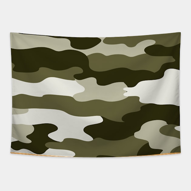 Camouflage Tapestry by Minimo Creation