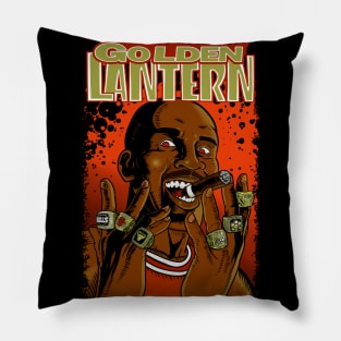 Golden Lantern Pillow