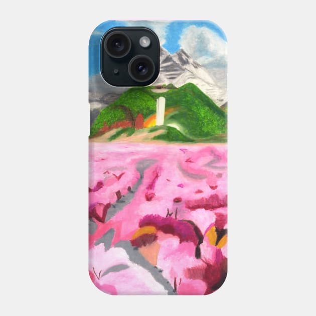 Walk through Blossoms Phone Case by MitaDreamDesign