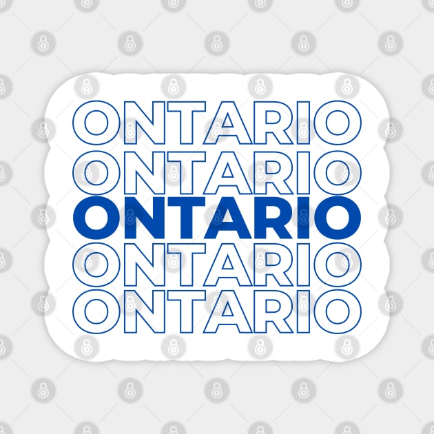 ONTARIO Magnet by stickersbyjori