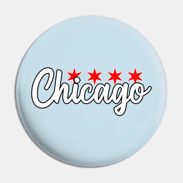 Chicago Pin by HuskyClothing