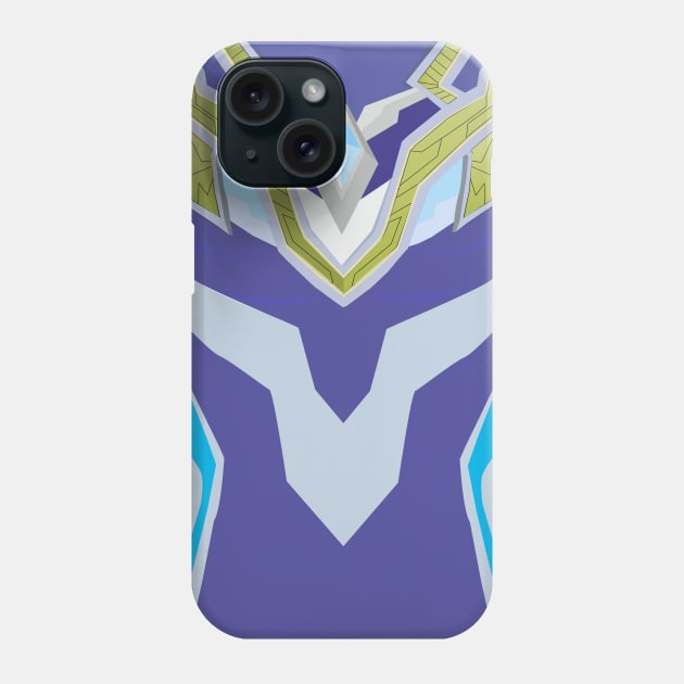 Ultraman Trigger Sky Type Phone Case by Tokuproject