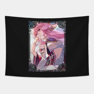 Yae Miko Official Art Tapestry