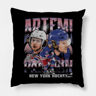 Artemi Panarin New York R Vintage Pillow