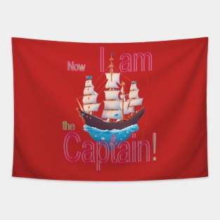 now i am the captain Tapestry