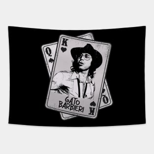 Retro Gato Barbieri Card Style Tapestry