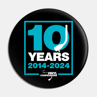 10 YEARS BADGE Pin