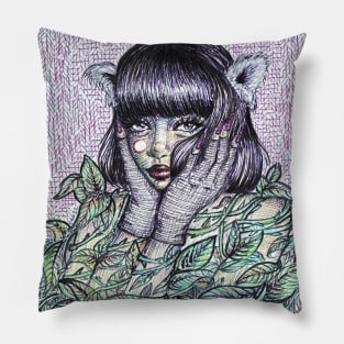 Wrapped Up Oona Cassidy Pillow