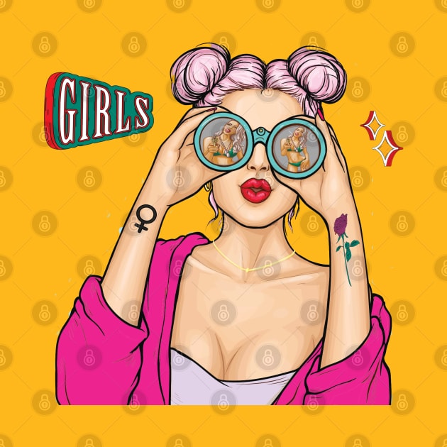 Girls Girls Girls by By Diane Maclaine