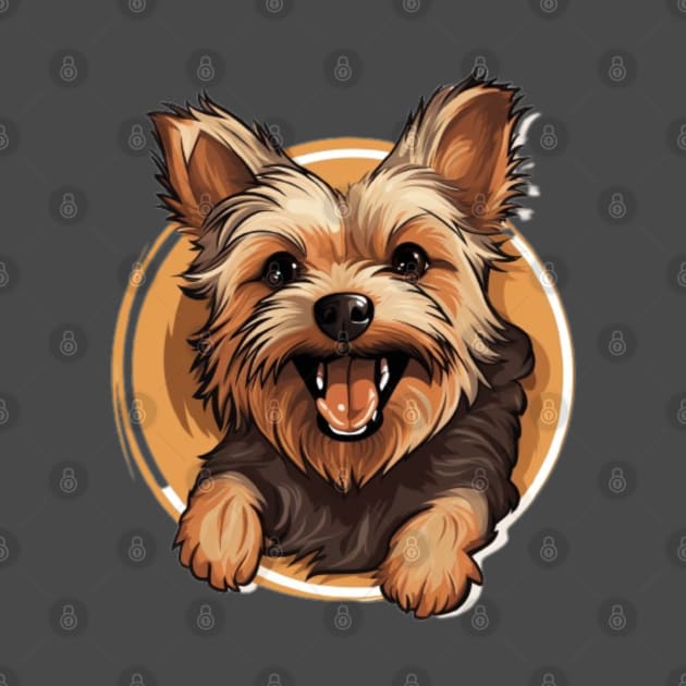 Happy Yorkshire Terrier by NatashaCuteShop