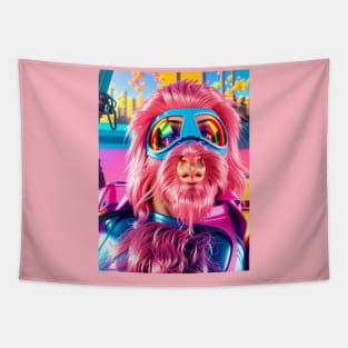 Hot Pink Doggles Tapestry