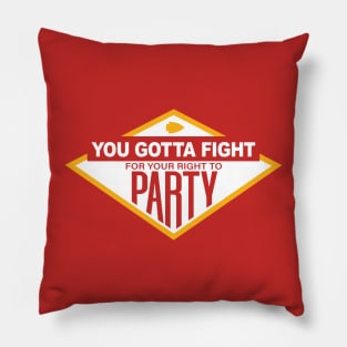 Chiefs Travis Kelce Fight for Your Right Pillow