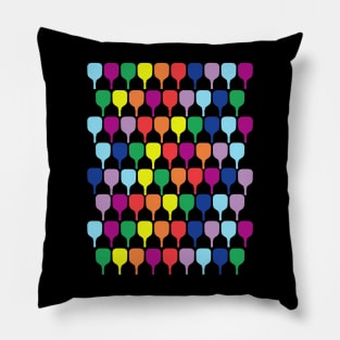 Rainbow pickleball paddles Pillow