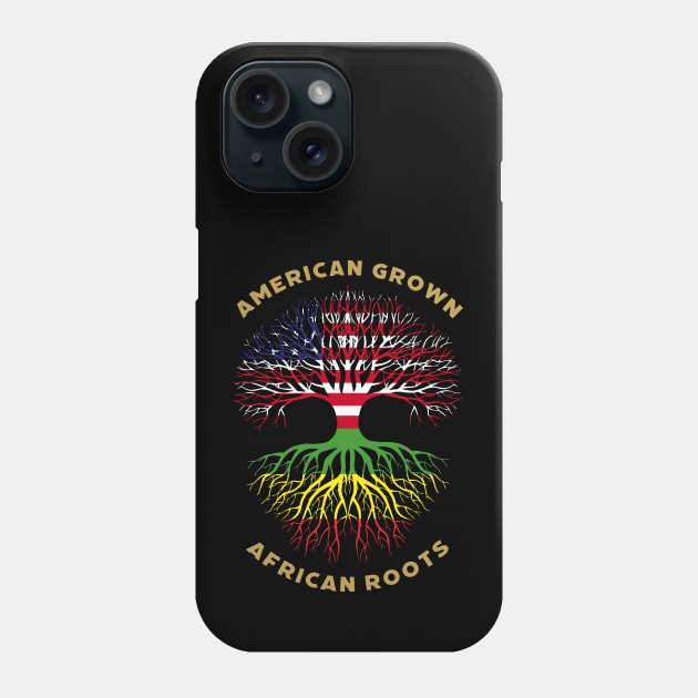 American Grown African Roots Phone Case by UrbanLifeApparel