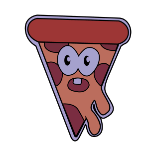 Moms Pizza Sticker T-Shirt