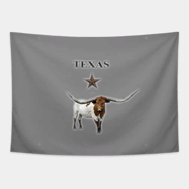 Texas Longhorn Tapestry by Chroxic