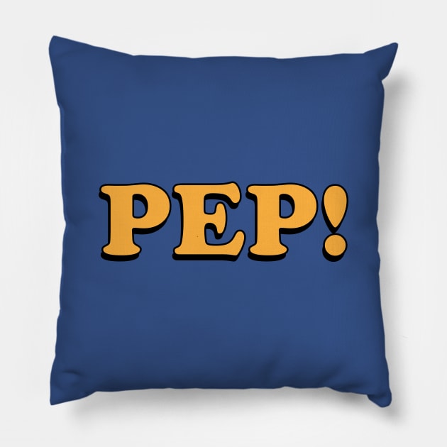 Pep! Pillow by lorocoart