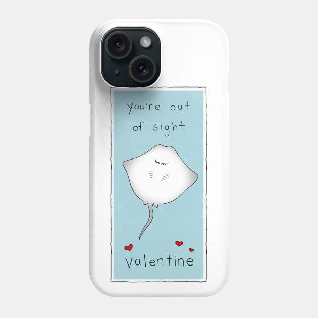 You're out of sight - Valentine's Day Edition Phone Case by Liz Climo