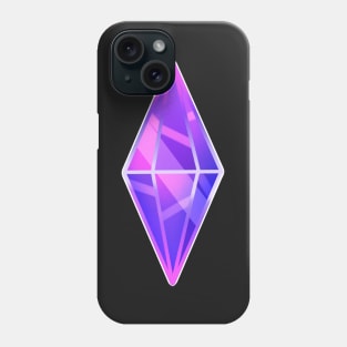 Purple plumbob sims 4 Phone Case