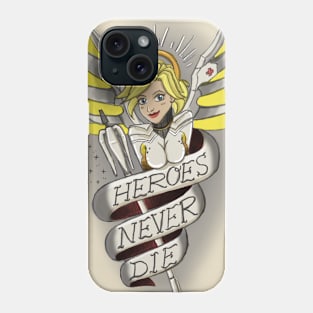 Old School Tattoo Mercy Phone Case