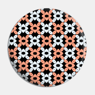 Seamless Geometric Pattern with pink and white colors Pin