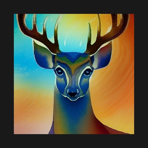 Eight-Point Deer by ArtistsQuest