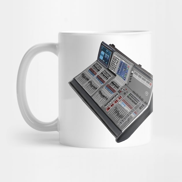 sound mixer Coffee Mug by -Bee