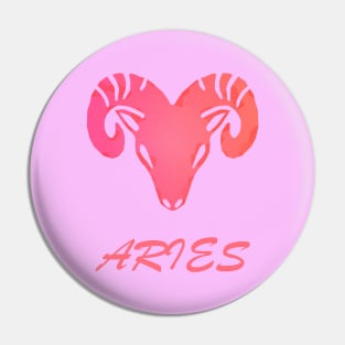 ARIES Horoscope Zodiac Pin