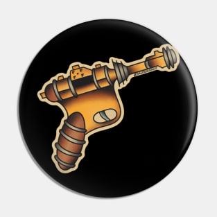 Toy Ray Gun Tattoo Flash Pin