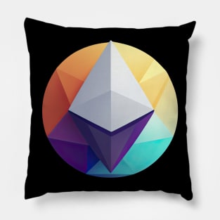Ethereum to the moon Pillow