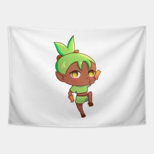 Grookey Pokemon Sword and Shield Starter Pokemon Chibi Gijinka Tapestry