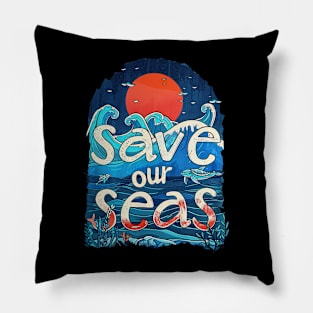 The Earth Day Graphic T-Shirt 03 Pillow